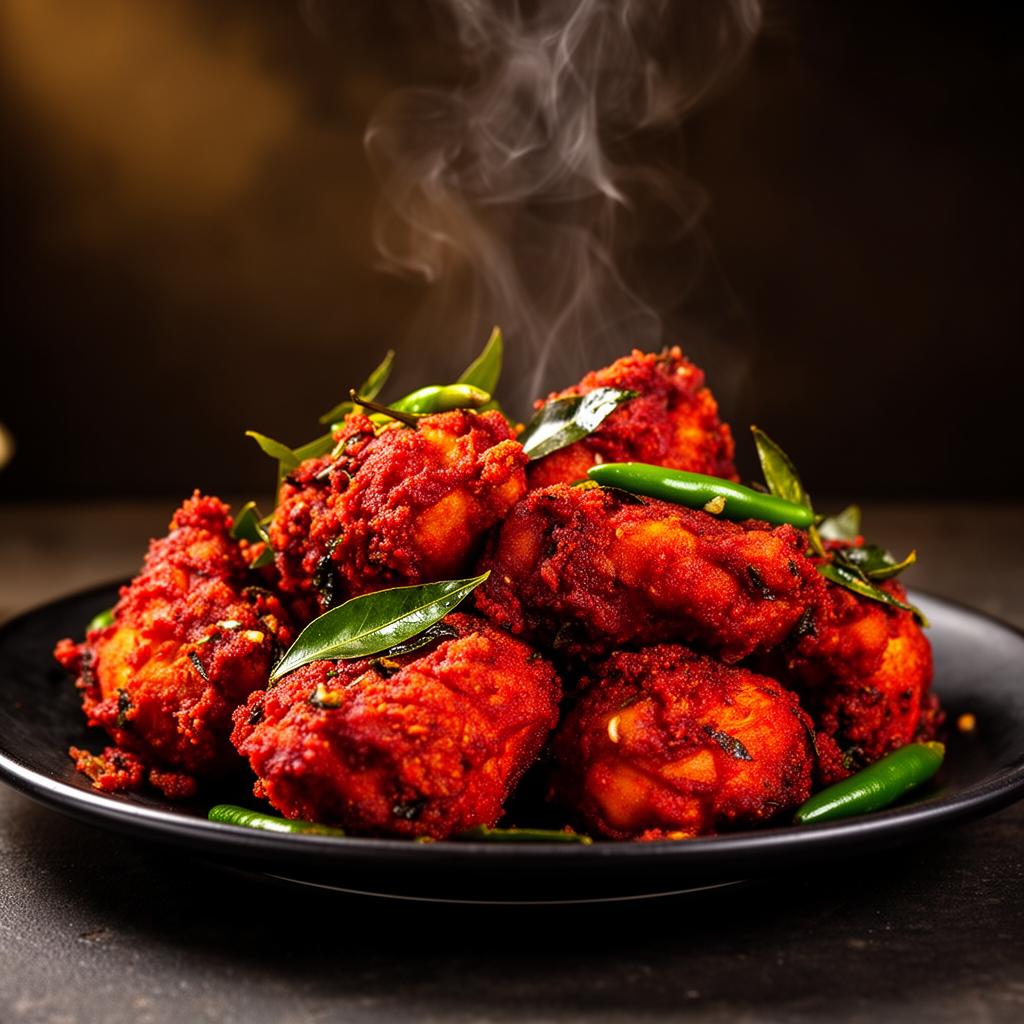 Chicken 65 at Hotel Hindustan Kasgiwale